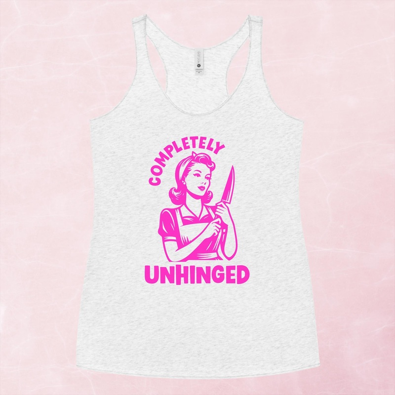 Completely Unhinged Graphic Tank Top