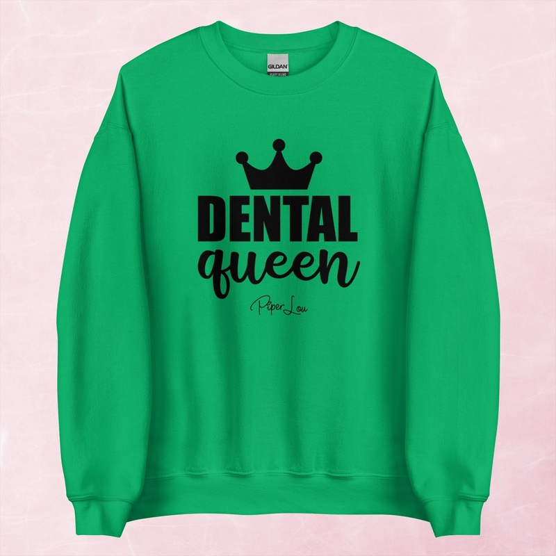 Dental Queen Graphic Crewneck Sweatshirt