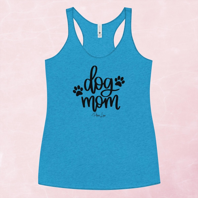 Dog Mom Graphic Tank Top|Purple Rush|Vintage Red|Vintage Turquoise|Heather White|XS|S|M|L|XL