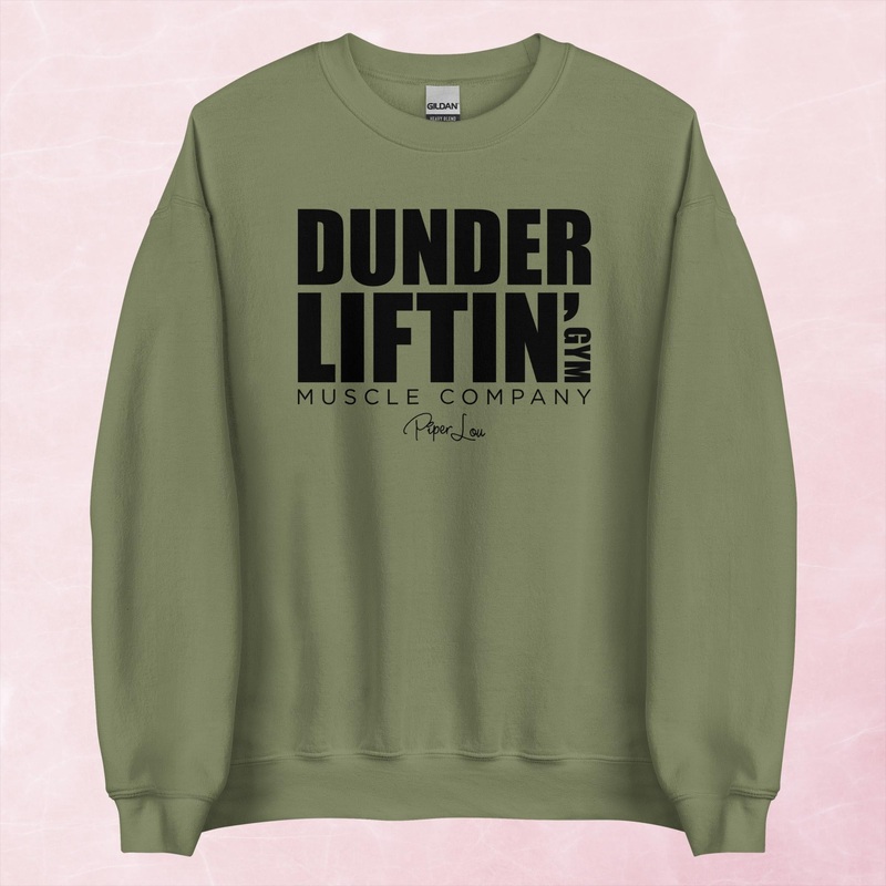 Dunder Liftin Graphic Crewneck Sweatshirt