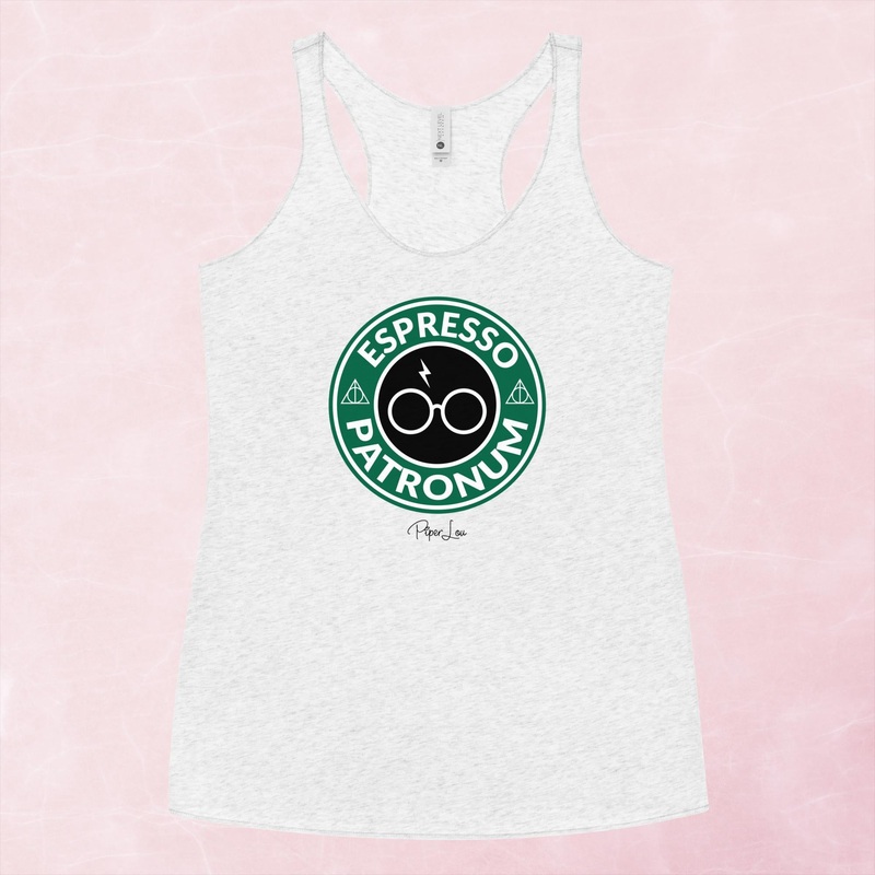 Espresso Patronum Graphic Tank Top