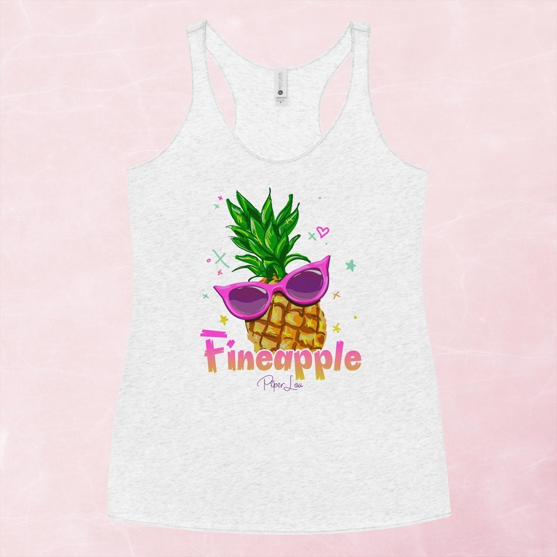 Fineapple Graphic Tank Top|Purple Rush|Vintage Red|Vintage Turquoise|Heather White|XS|S|M|L|XL