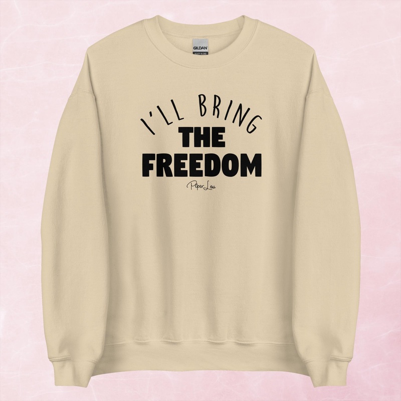 I’ll Bring The Freedom Graphic Crewneck Sweatshirt