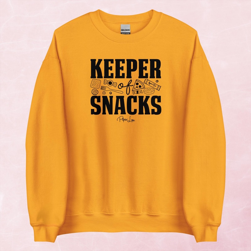 Keeper Of Snacks Graphic Crewneck Sweatshirt