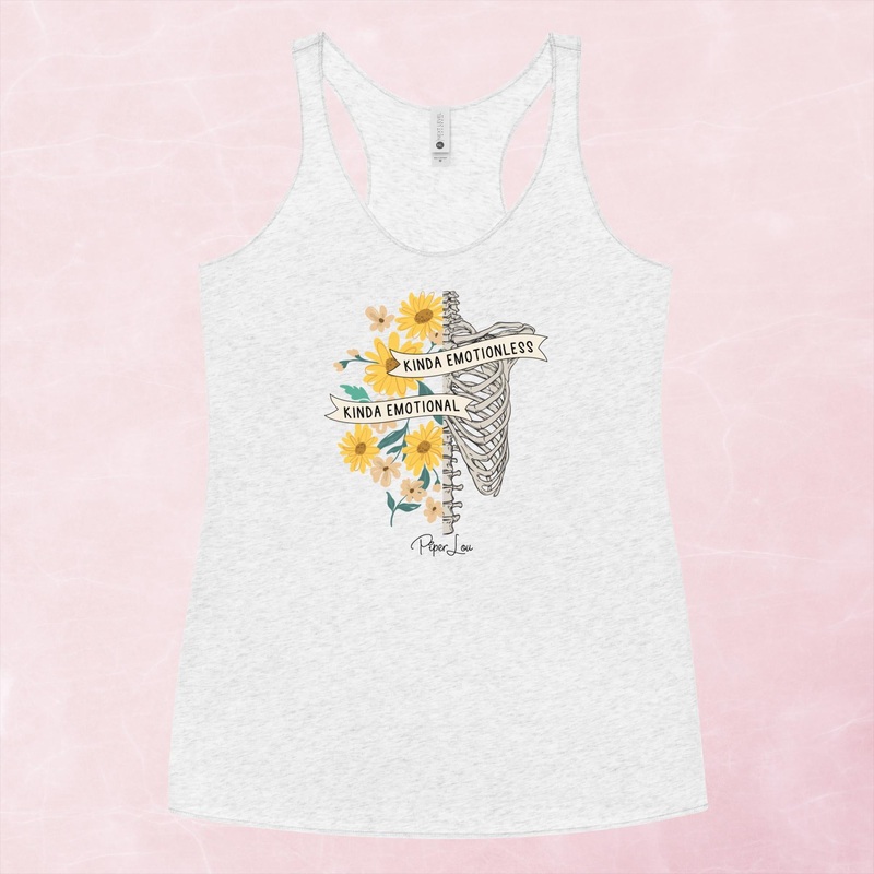 Kinda Emotional Kinda Emotionless Graphic Tank Top