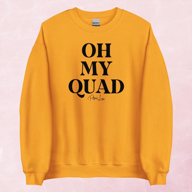 Oh My Quad Graphic Crewneck Sweatshirt