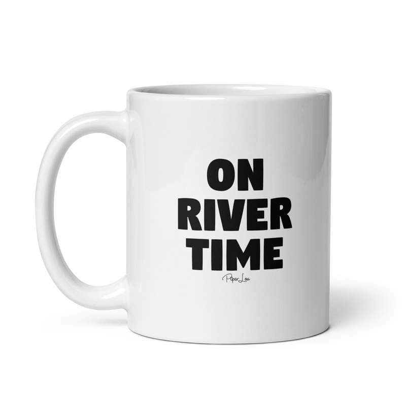 On River Time Ceramic Coffee Mug