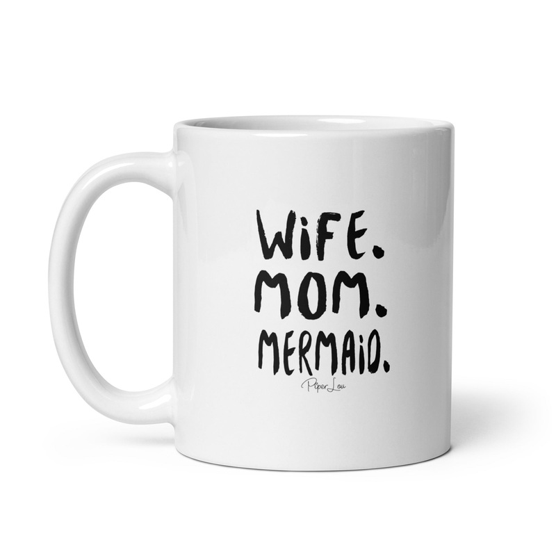 Wife Mom Mermaid Ceramic Coffee Mug