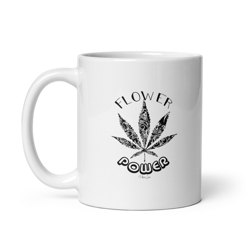 Flower Power Ceramic Coffee Mug