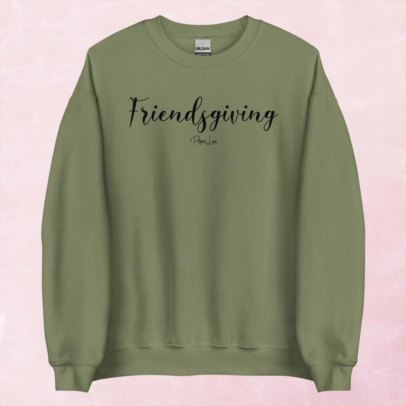 Friendsgiving Graphic Crewneck Sweatshirt
