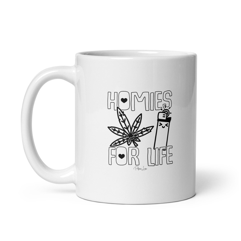 Homies For Life Ceramic Coffee Mug