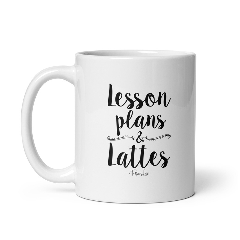Lessons Plans And Lattes Ceramic Coffee Mug