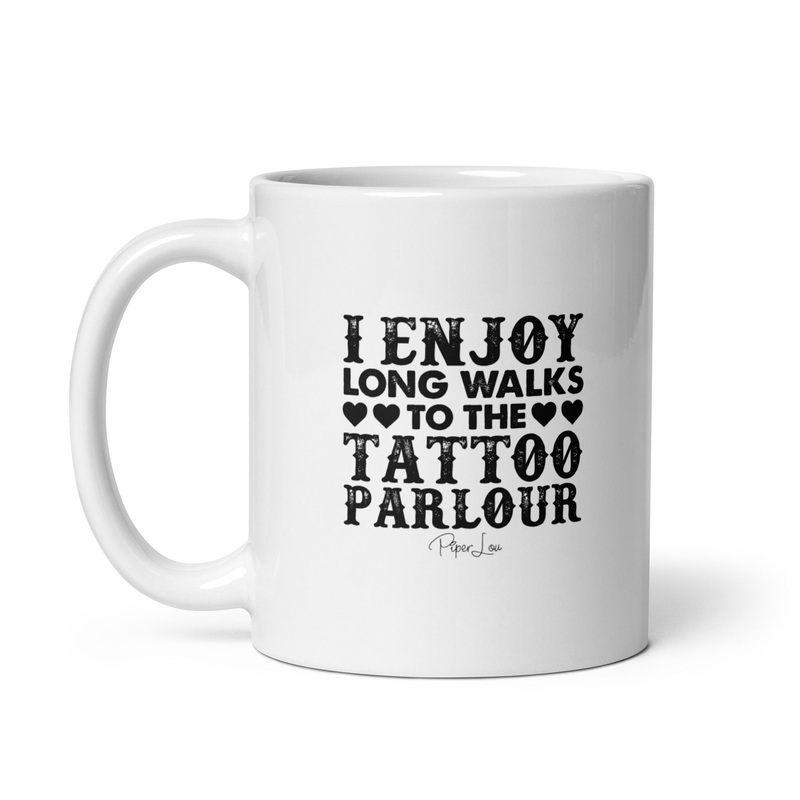 Long Walks To The Tattoo Parlour Ceramic Coffee Mug