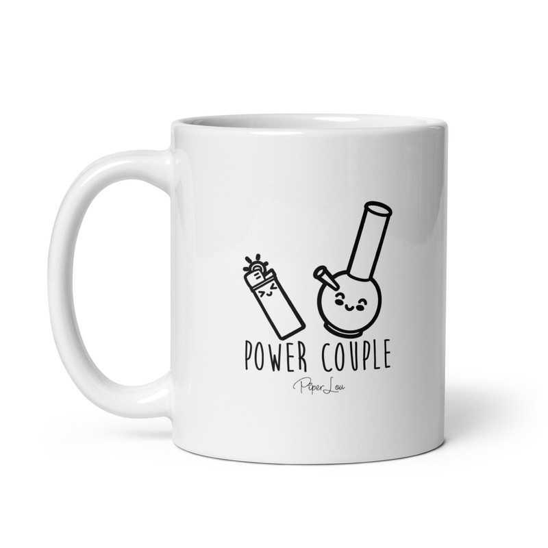 Power Couple Weed Ceramic Coffee Mug