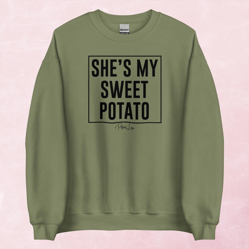 She’s My Sweet Potato Graphic Crewneck Sweatshirt