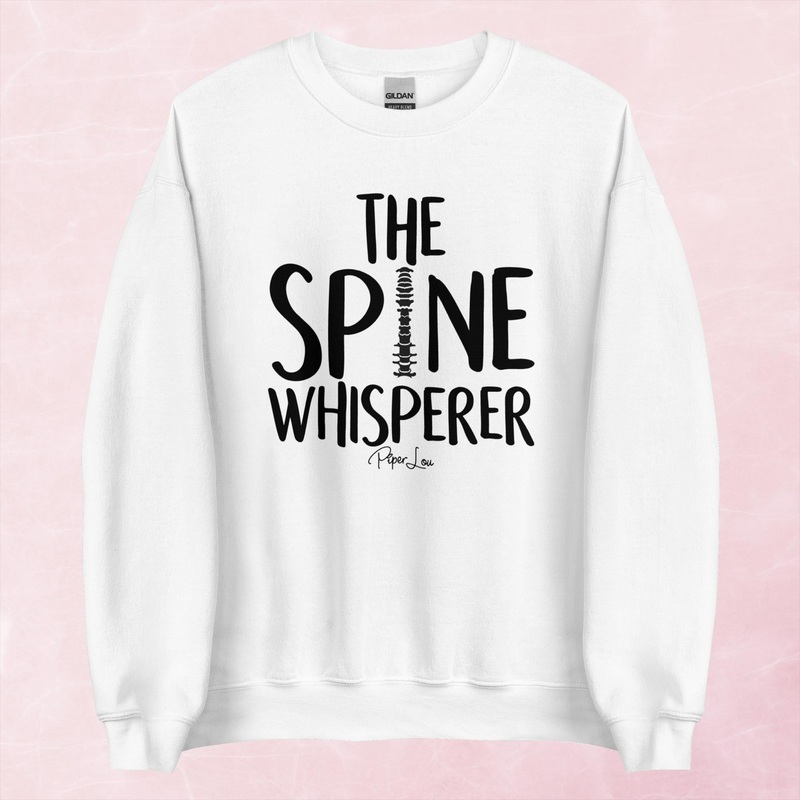 The Spine Whisperer Graphic Crewneck Sweatshirt