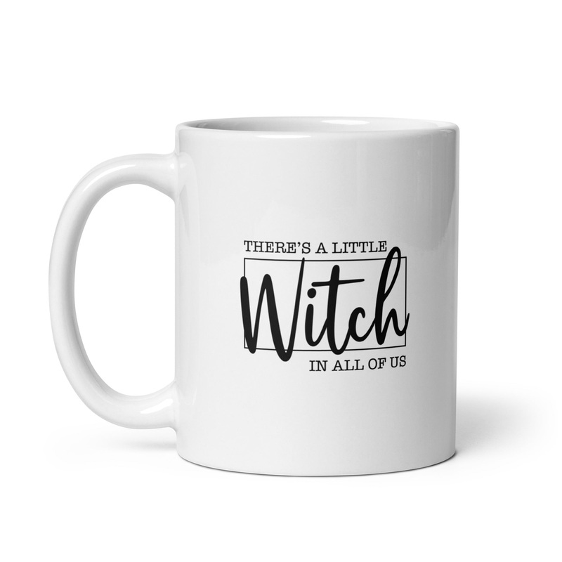 There’s A Little Witch Ceramic Coffee Mug