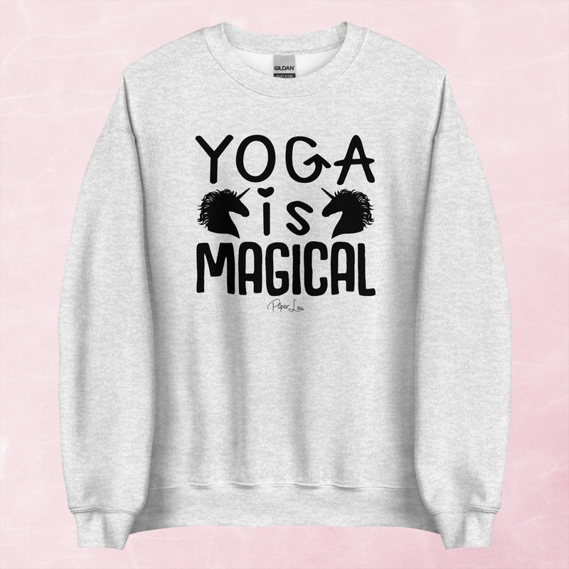 Yoga Is Magical Graphic Crewneck Sweatshirt