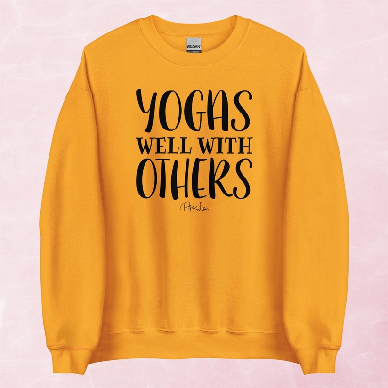 Yogas Well With Others Graphic Crewneck Sweatshirt