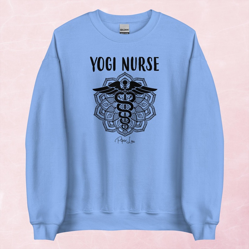 Yogi Nurse Graphic Crewneck Sweatshirt