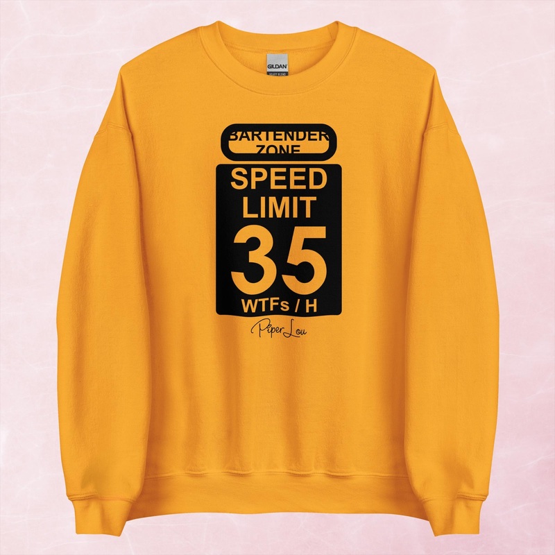 Bartender Zone Graphic Crewneck Sweatshirt