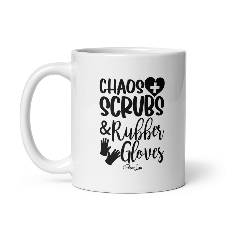 Chaos Scrubs Rubber Gloves Ceramic Coffee Mug
