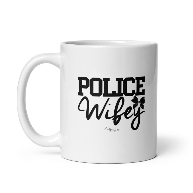 Police Wifey Ceramic Coffee Mug