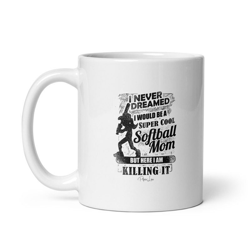 Super Cool Softball Mom Ceramic Coffee Mug