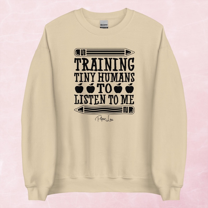 Training Tiny Humans Graphic Crewneck Sweatshirt