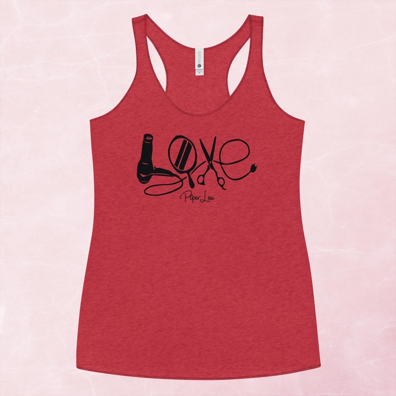 Hair Stylist Love Graphic Tank Top