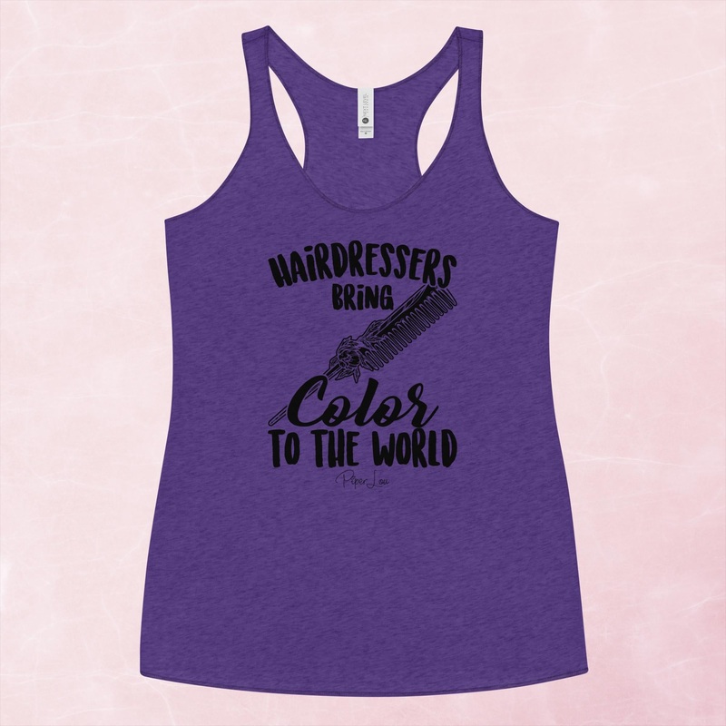 Hairdressers Bring Color To The World Graphic Tank Top
