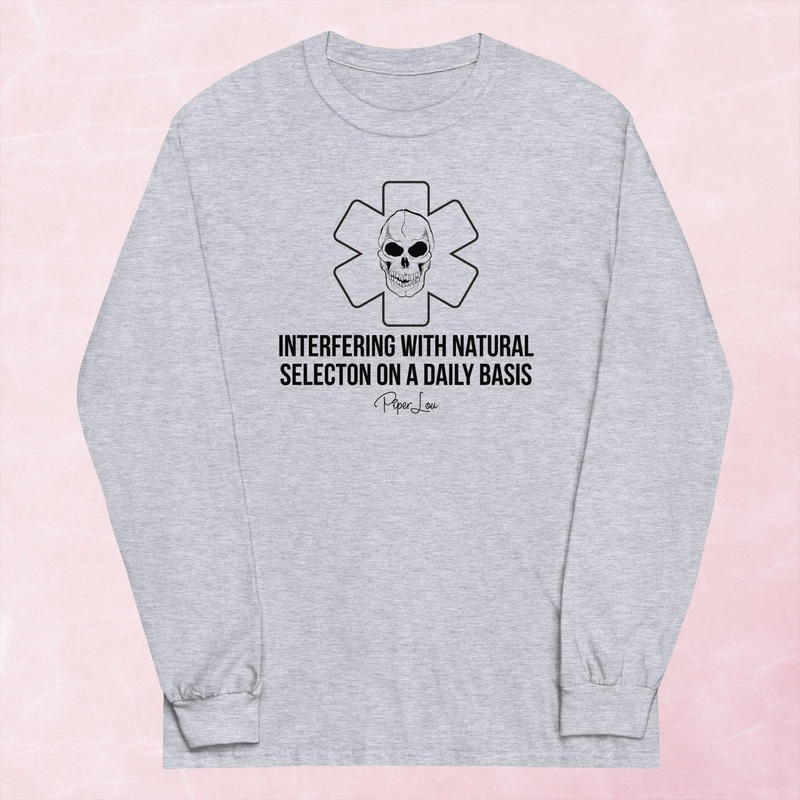 Interfering With Natural Selection Graphic Long Sleeve Tee