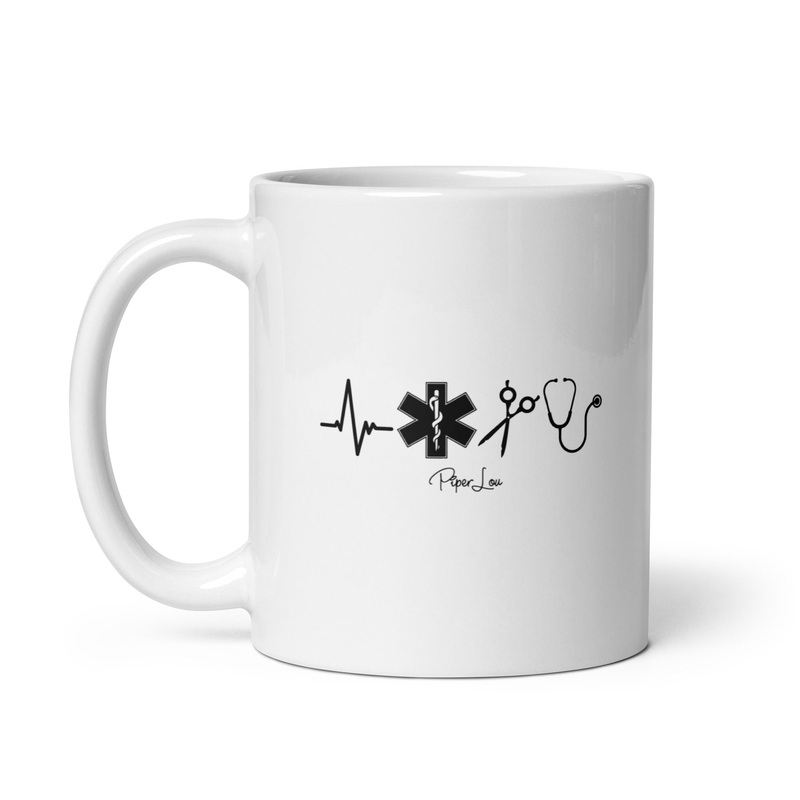 Paramedic Symbols Ceramic Coffee Mug