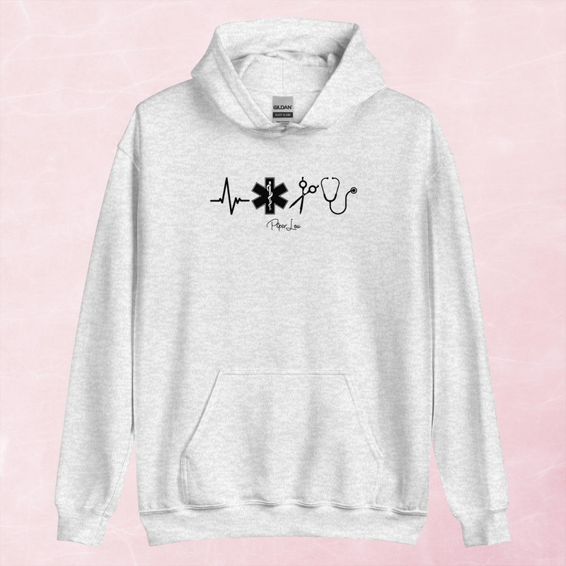Paramedic Symbols Graphic Hoodie