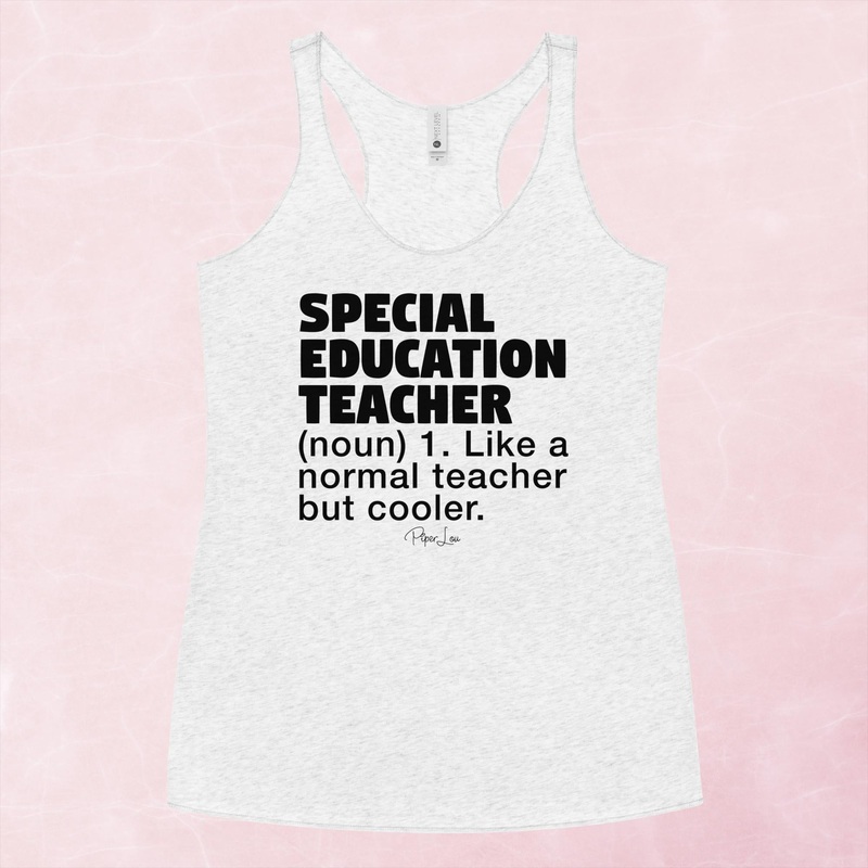 Special Education Teacher Definition Graphic Tank Top