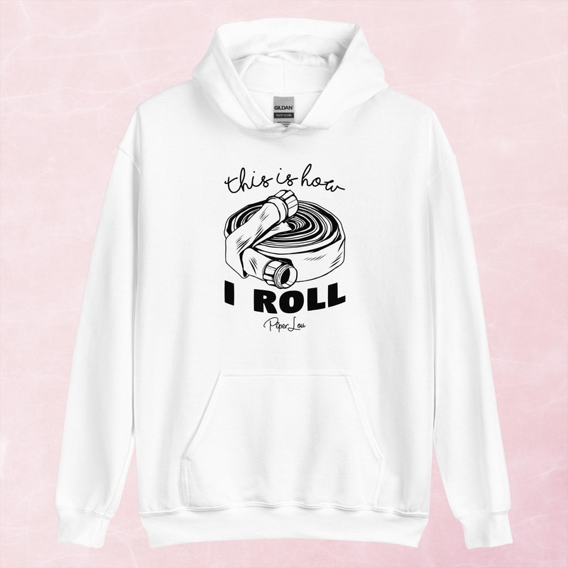 This Is How I Roll Red Hose Graphic Hoodie