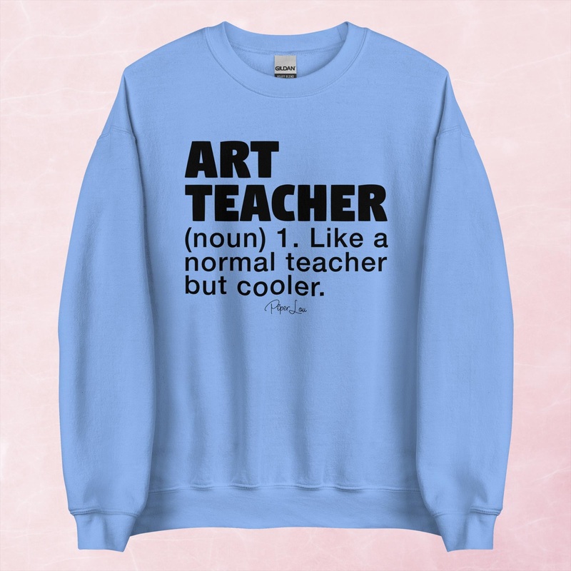 Art Teacher Definition Graphic Crewneck Sweatshirt