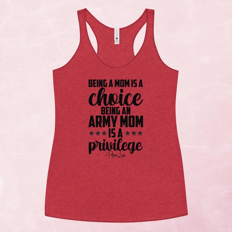 Being An Army Mom Is A Privilege Graphic Tank Top