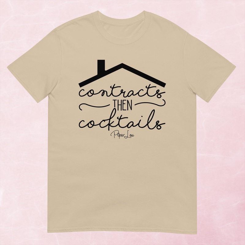 Contracts Then Cocktails Graphic Tee