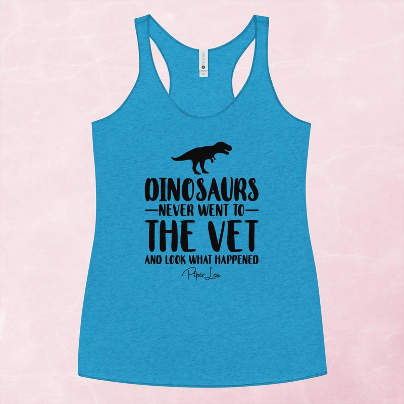 Dinosaurs Never Went To The Vet Graphic Tank Top