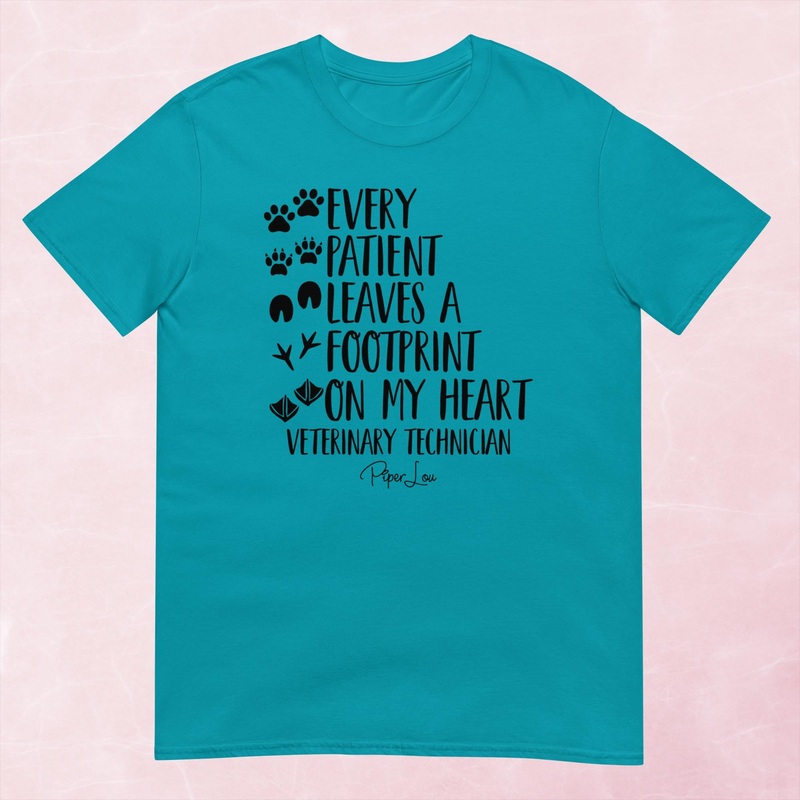 Every Patient Leaves A Footprint On My Heart Graphic Tee