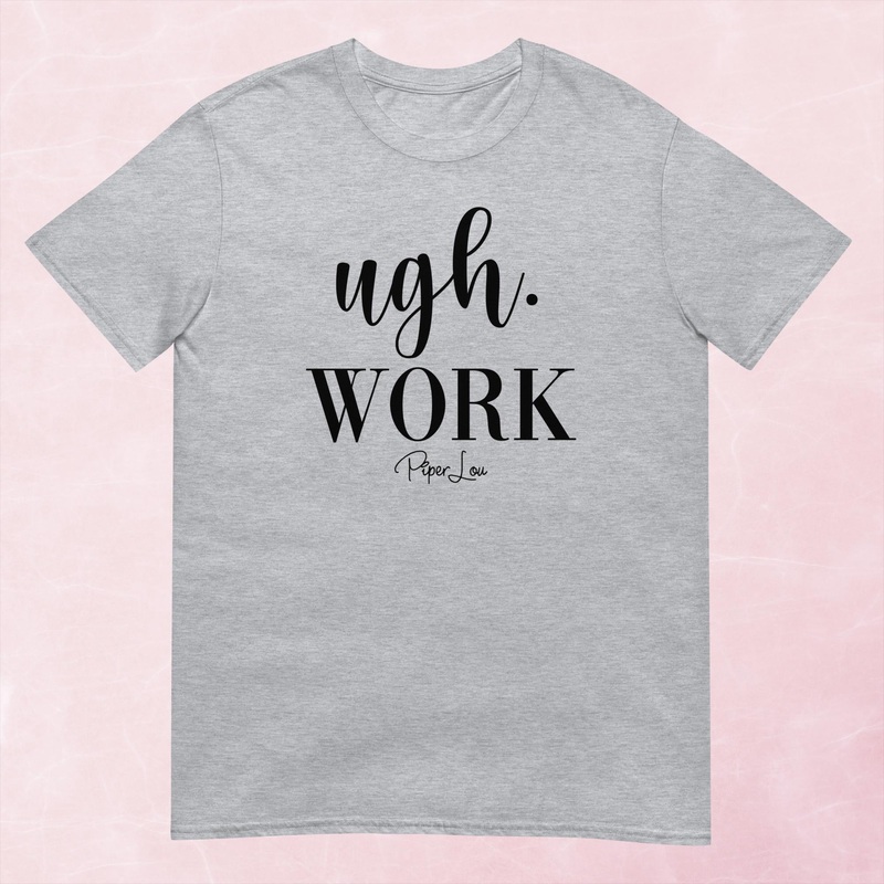 Ugh Work Graphic Tee|Heather Red|Tropical Blue|Sand|Light Blue|Sport Grey|Cornsilk|White|S|M|L|XL|2XL|3XL