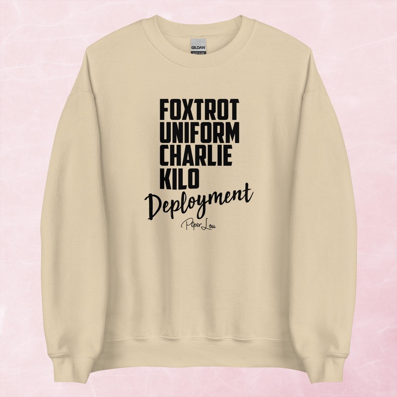 Deployment Graphic Crewneck Sweatshirt