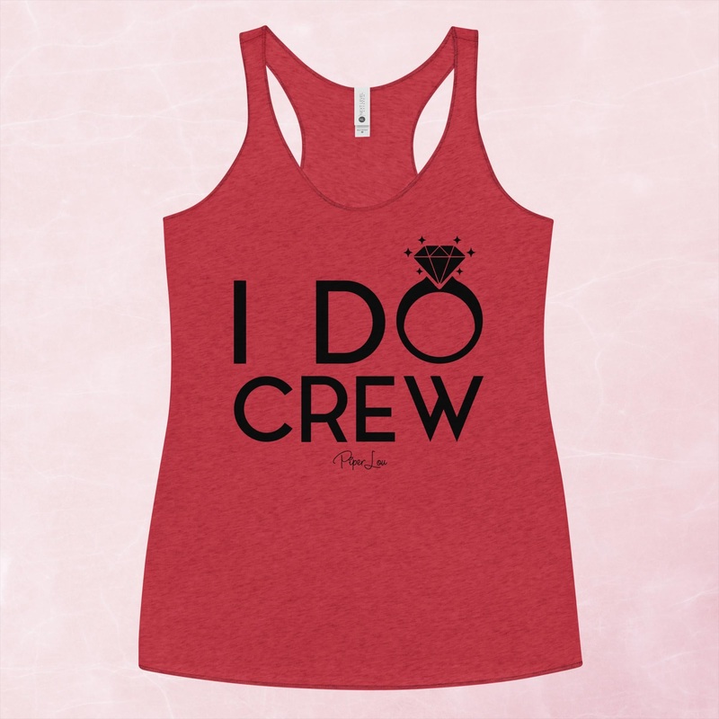 I Do Crew Graphic Tank Top|Purple Rush|Vintage Red|Vintage Turquoise|Heather White|XS|S|M|L|XL
