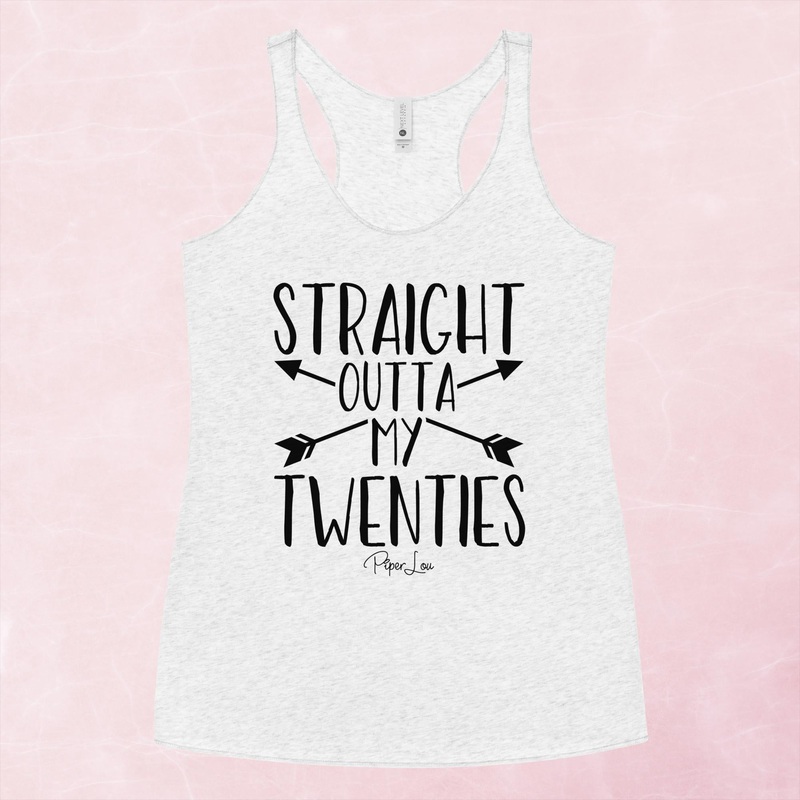Straight Outta My Twenties Arrows Graphic Tank Top