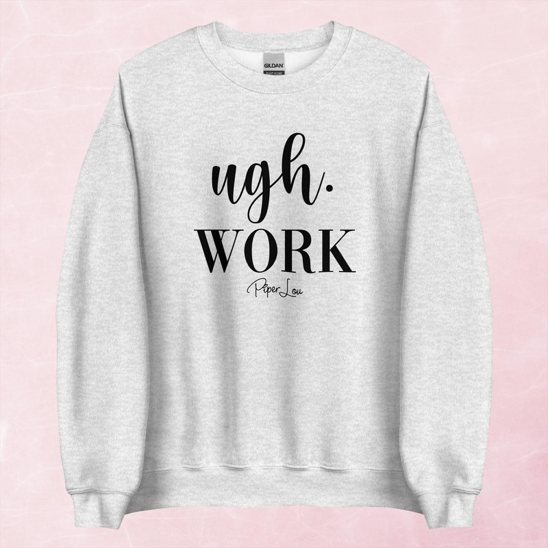 Ugh Work Graphic Crewneck Sweatshirt