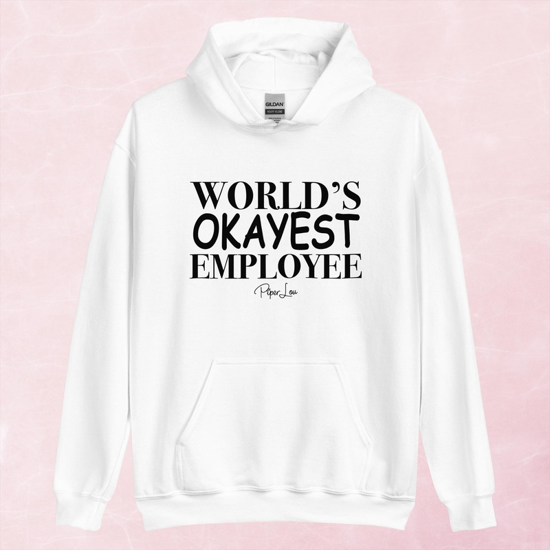 World’s Okayest Employee Graphic Hoodie