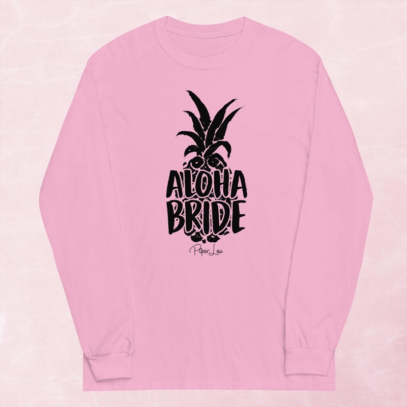 Aloha Bride Graphic Long Sleeve Tee