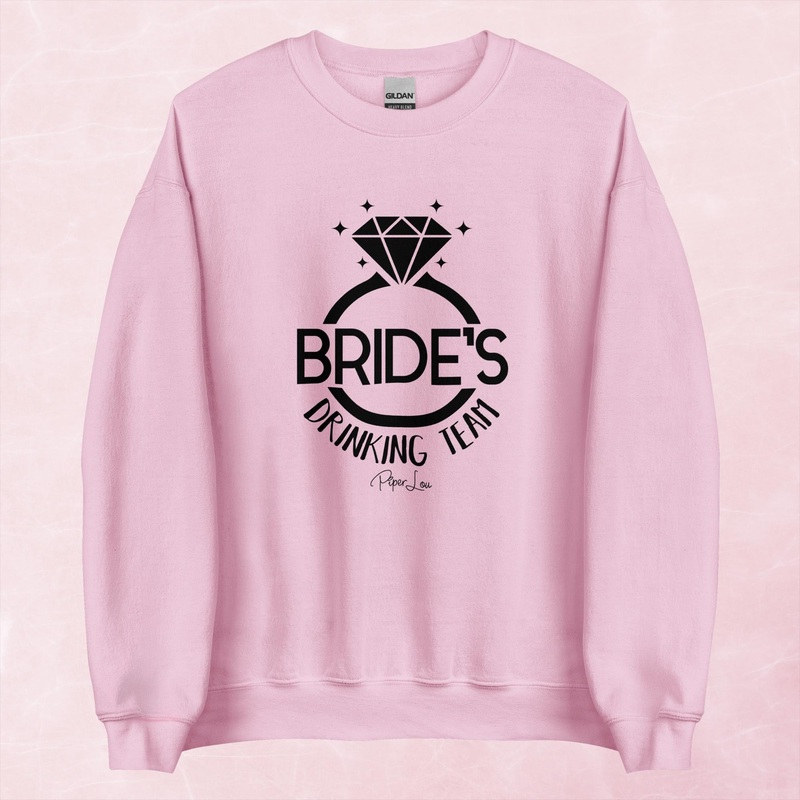 Bride’s Drinking Team Graphic Crewneck Sweatshirt