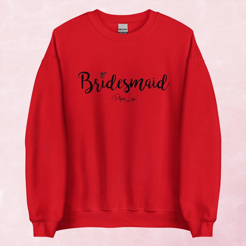Bridesmaid Graphic Crewneck Sweatshirt